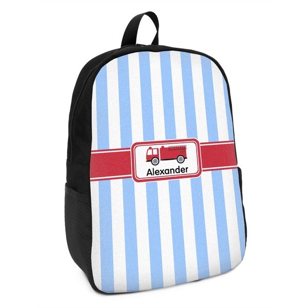 Custom Firetruck Kids Backpack (Personalized)