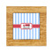 Firetruck Bamboo Trivet with 6" Tile - FRONT