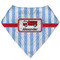 Firetruck Bandana Bib (Personalized)