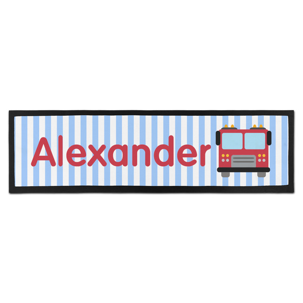 Custom Firetruck Bar Mat (Personalized)