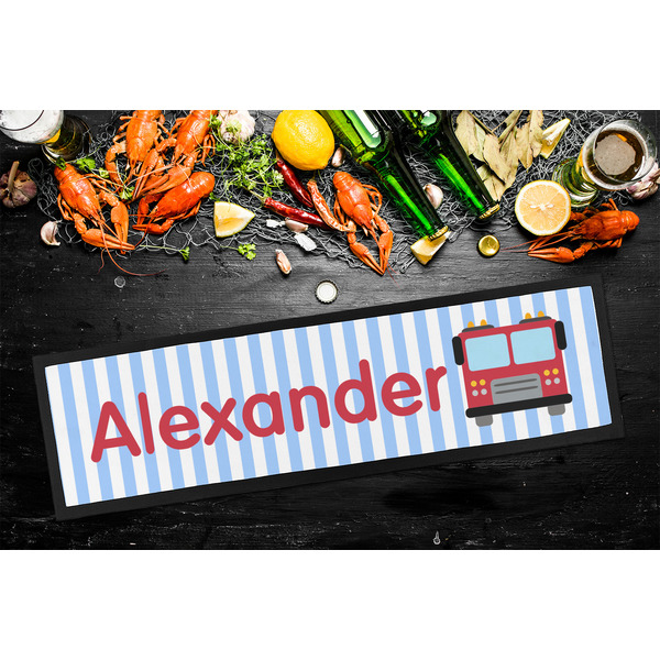 Firetruck Bar Mat - Large - LIFESTYLE