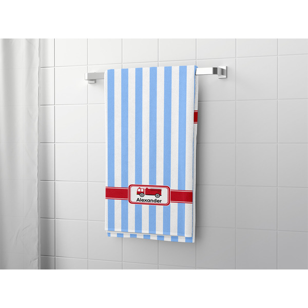 Firetruck Bath Towel - LIFESTYLE