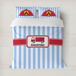 Firetruck Duvet Cover (Personalized)