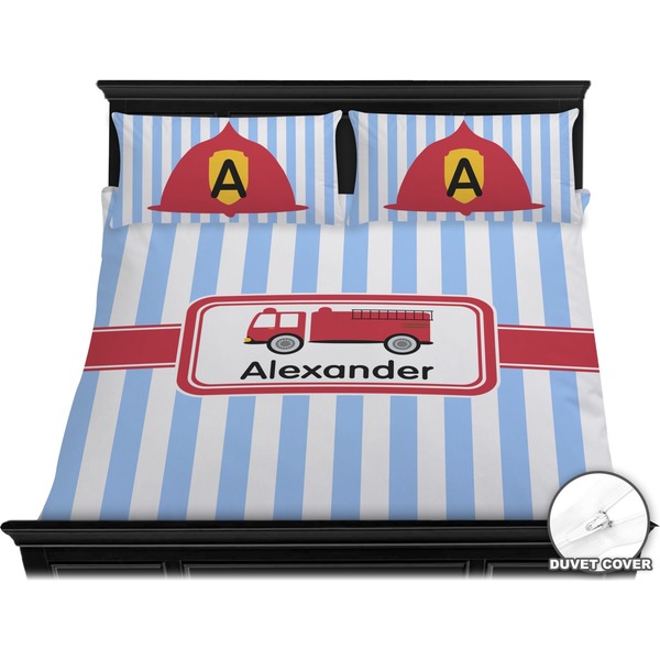 Firetruck Bedding Set (King) - Duvet