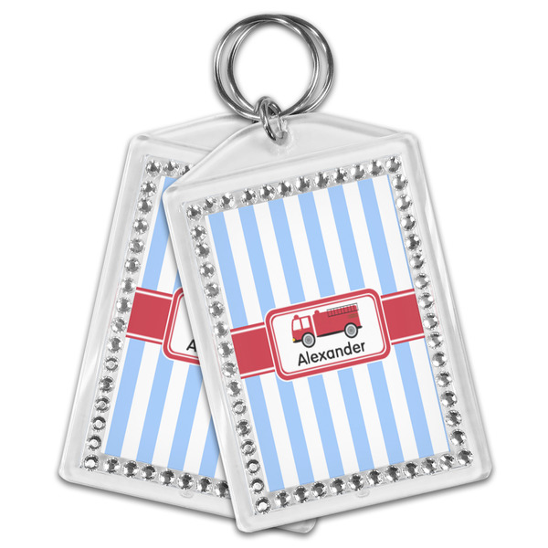 Firetruck Bling Keychain - MAIN