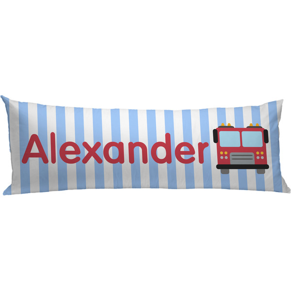 Custom Firetruck Body Pillow Case (Personalized)