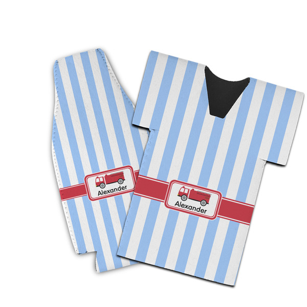 Custom Firetruck Bottle Cooler (Personalized)