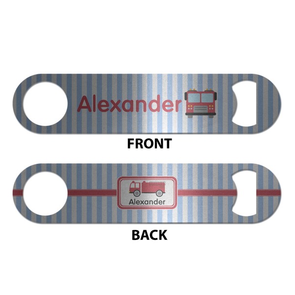 Firetruck Bottle Opener - Front & Back
