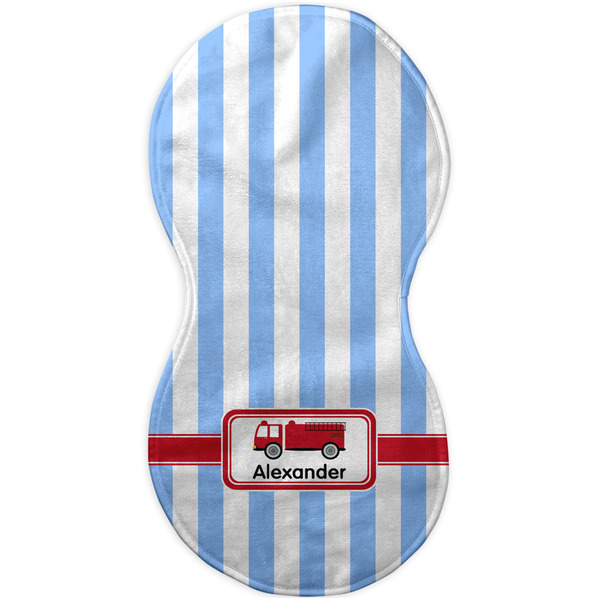 Firetruck Burp Peanut Shaped Flat