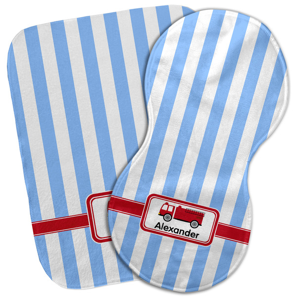 Custom Firetruck Burp Cloth (Personalized)