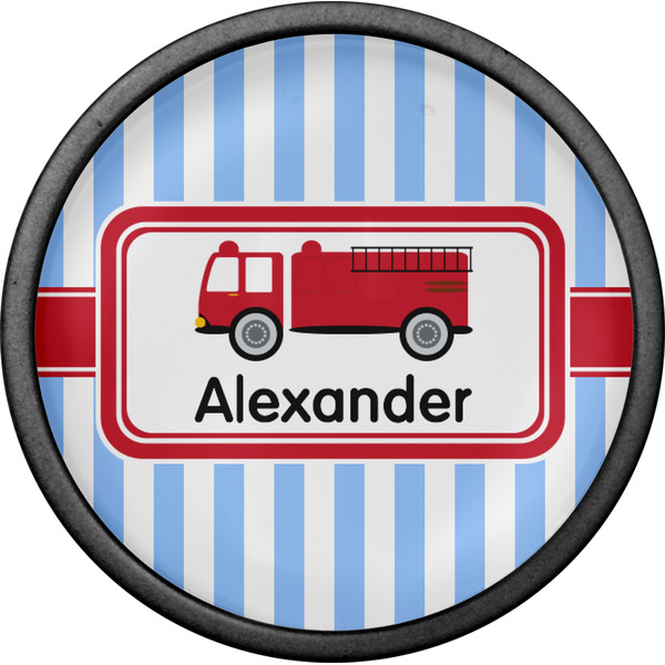 Firetruck Cabinet Knob - Black - Front