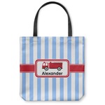 Firetruck Canvas Tote Bag - Large - 18"x18" (Personalized)
