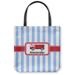 Firetruck Canvas Tote Bag (Personalized)