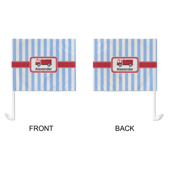 Firetruck Car Flag - Large - APPROVAL