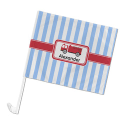 Firetruck Car Flag - Large (Personalized)