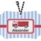 Firetruck Rear View Mirror Ornament (Personalized)