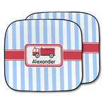Firetruck Car Sun Shade - Two Piece (Personalized)