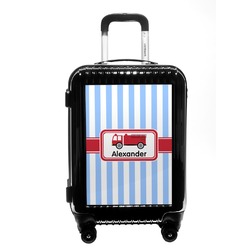 Firetruck Carry On Hard Shell Suitcase (Personalized)