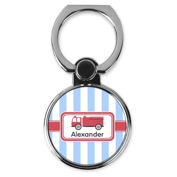 Custom Firetruck Cell Phone Ring Stand & Holder (Personalized)