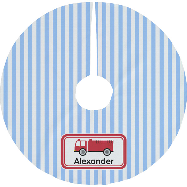 Custom Firetruck Tree Skirt (Personalized)