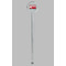 Firetruck Clear Plastic 7" Stir Stick - Round - Single Stick