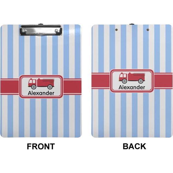 Firetruck Clipboard (Letter) (Front + Back)