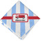 Firetruck Cloth Napkin w/ Name or Text