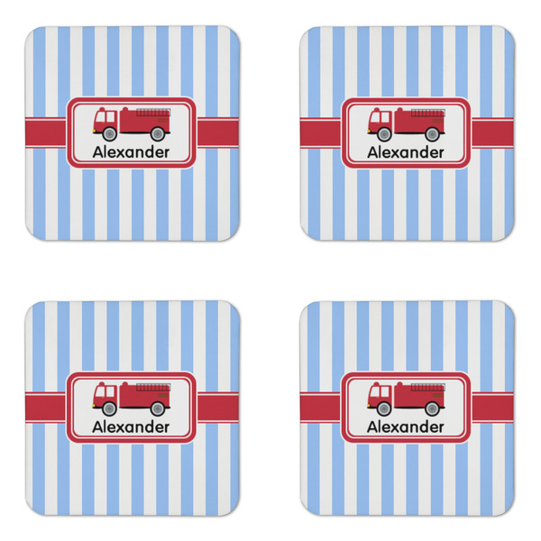 Firetruck Coaster Set - APPROVAL