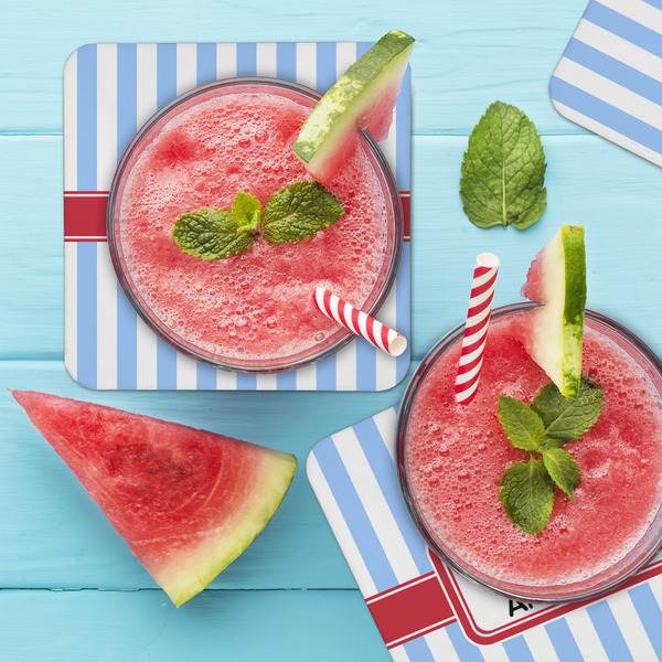 Firetruck Coaster Set - LIFESTYLE