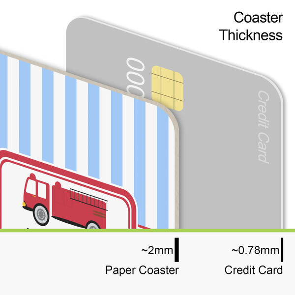 Firetruck Coaster Thickness