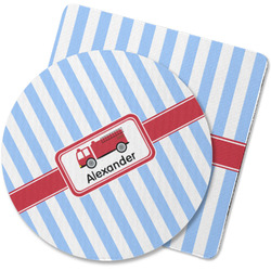 Firetruck Rubber Backed Coaster (Personalized)