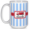 Firetruck Coffee Mug - 15 oz - White Full