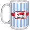 Firetruck 15 Oz Coffee Mug - White (Personalized)