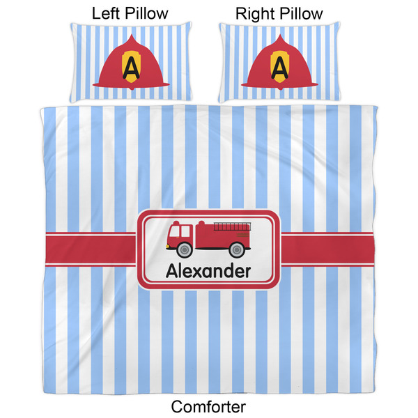 Firetruck Comforter Set - King - Approval