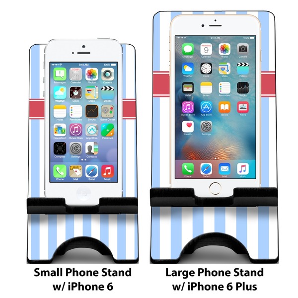 Firetruck Compare Phone Stand Sizes - with iPhones