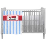 Firetruck Crib Comforter / Quilt (Personalized)
