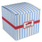 Firetruck Cube Favor Gift Box - Front/Main