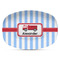 Firetruck Plastic Platter - Microwave & Oven Safe Composite Polymer (Personalized)