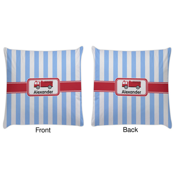 Firetruck Decorative Pillow Case - Approval