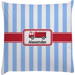 Firetruck Decorative Pillow Case (Personalized)
