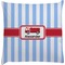Firetruck Decorative Pillow Case (Personalized)