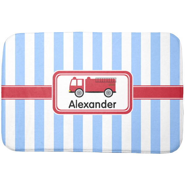 Custom Firetruck Dish Drying Mat (Personalized)
