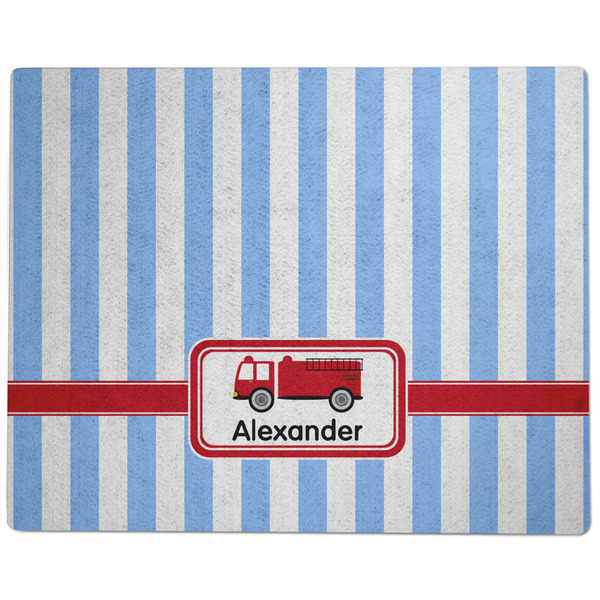 Firetruck Dog Food Mat - Large without Bowls