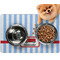 Firetruck Dog Food Mat - Small LIFESTYLE
