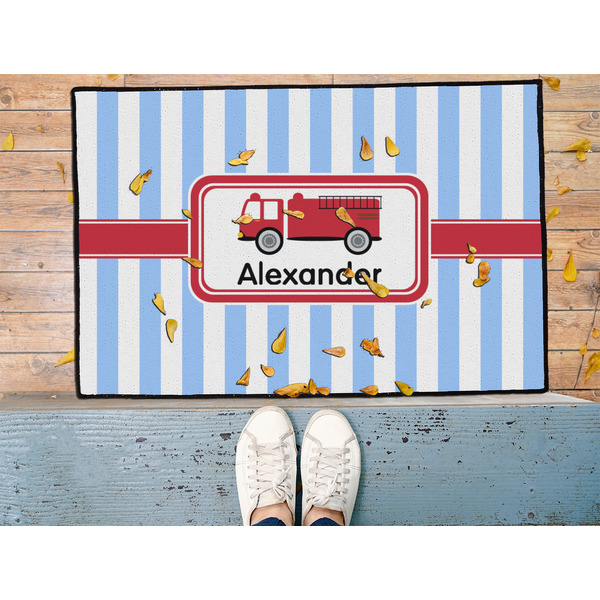 Firetruck Door Mat - LIFESTYLE (Med)