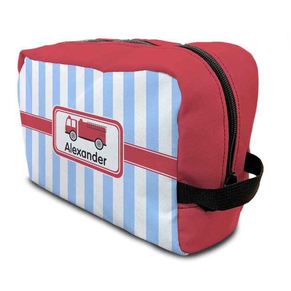 Custom Firetruck Toiletry Bag / Dopp Kit (Personalized)