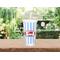 Firetruck Double Wall Tumbler with Straw Lifestyle