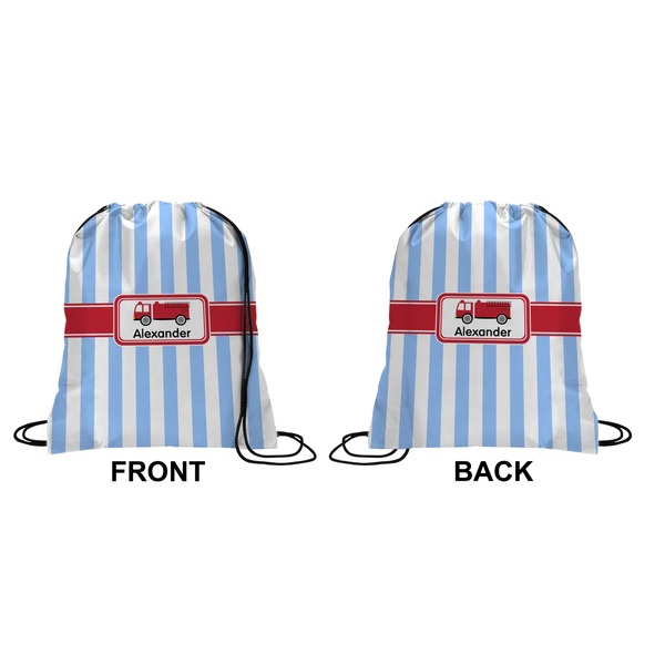 Firetruck Drawstring Backpack