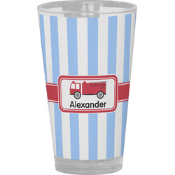 Firetruck Pint Glass - Full Color (Personalized)
