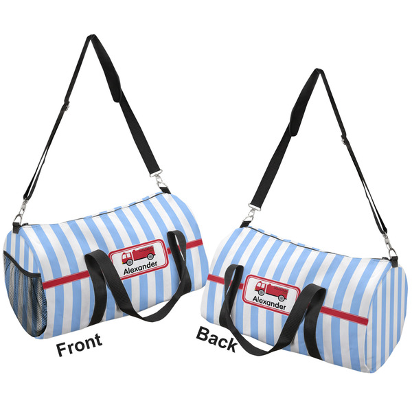 Firetruck Duffle bag small front and back sides